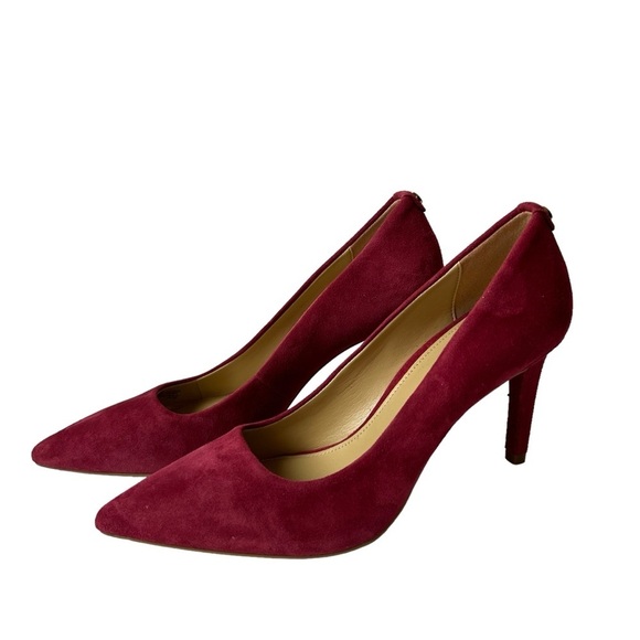 Michael kors women’s dorothy flex pump suede in color berry size 6M - Picture 3 of 8
